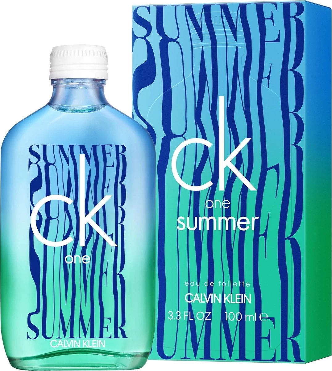 Uniseks Parfum Calvin Klein CK One Summer 2021 (100 Ml) - Afbeelding 2