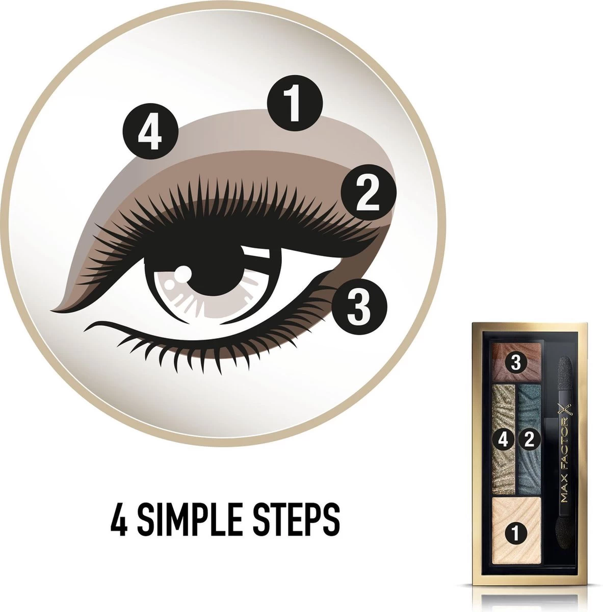 Max Factor Smokey Eye Drama Kit Oogschaduwpalette - 05 Magnet Jades - Afbeelding 7