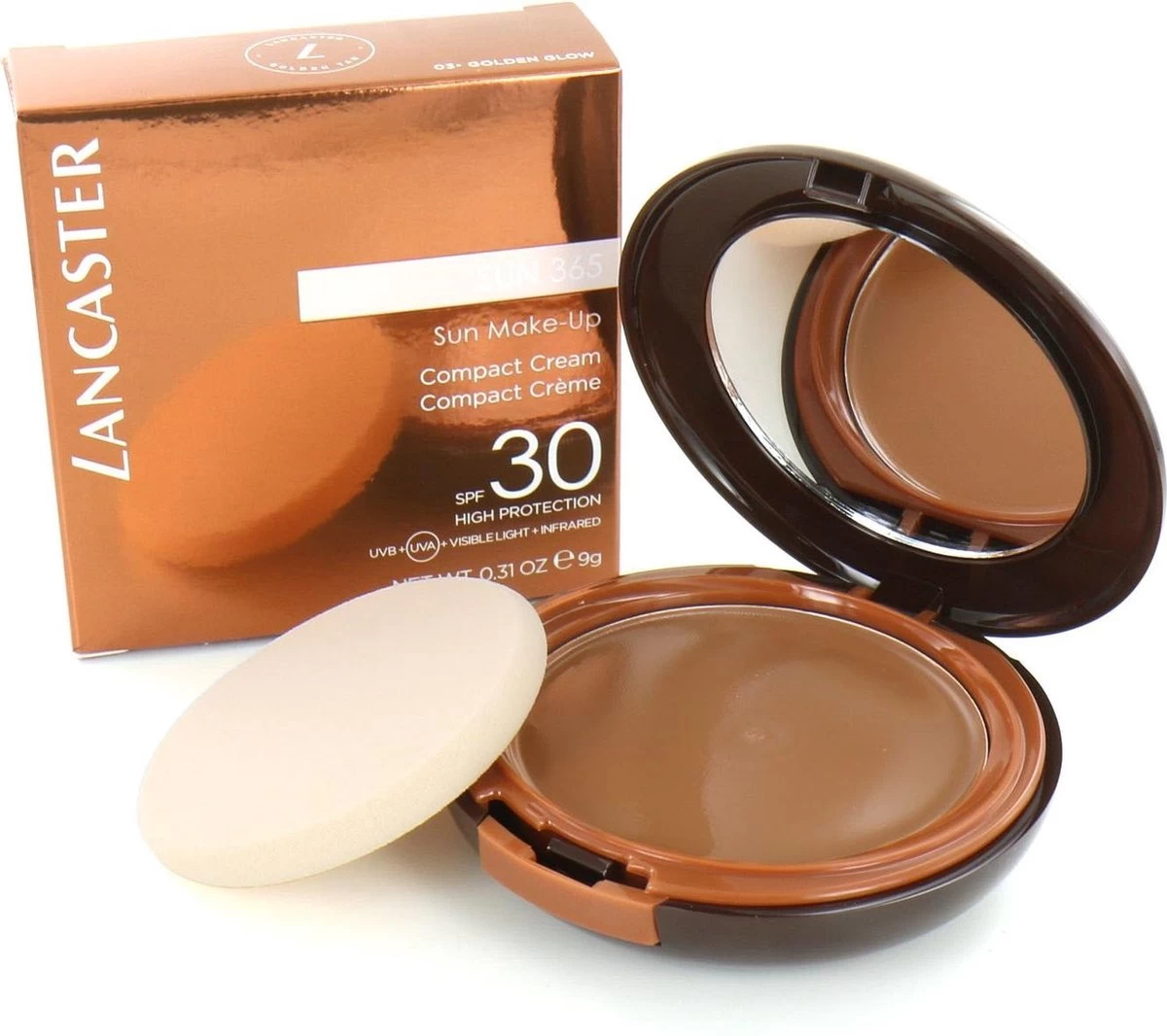 Lancaster Sun 365 Compact Bronzing Creme SPF 30 - 03 Golden Glow - 10 G - Afbeelding 6