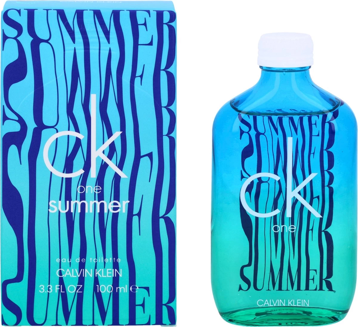Uniseks Parfum Calvin Klein CK One Summer 2021 (100 Ml) - Afbeelding 3