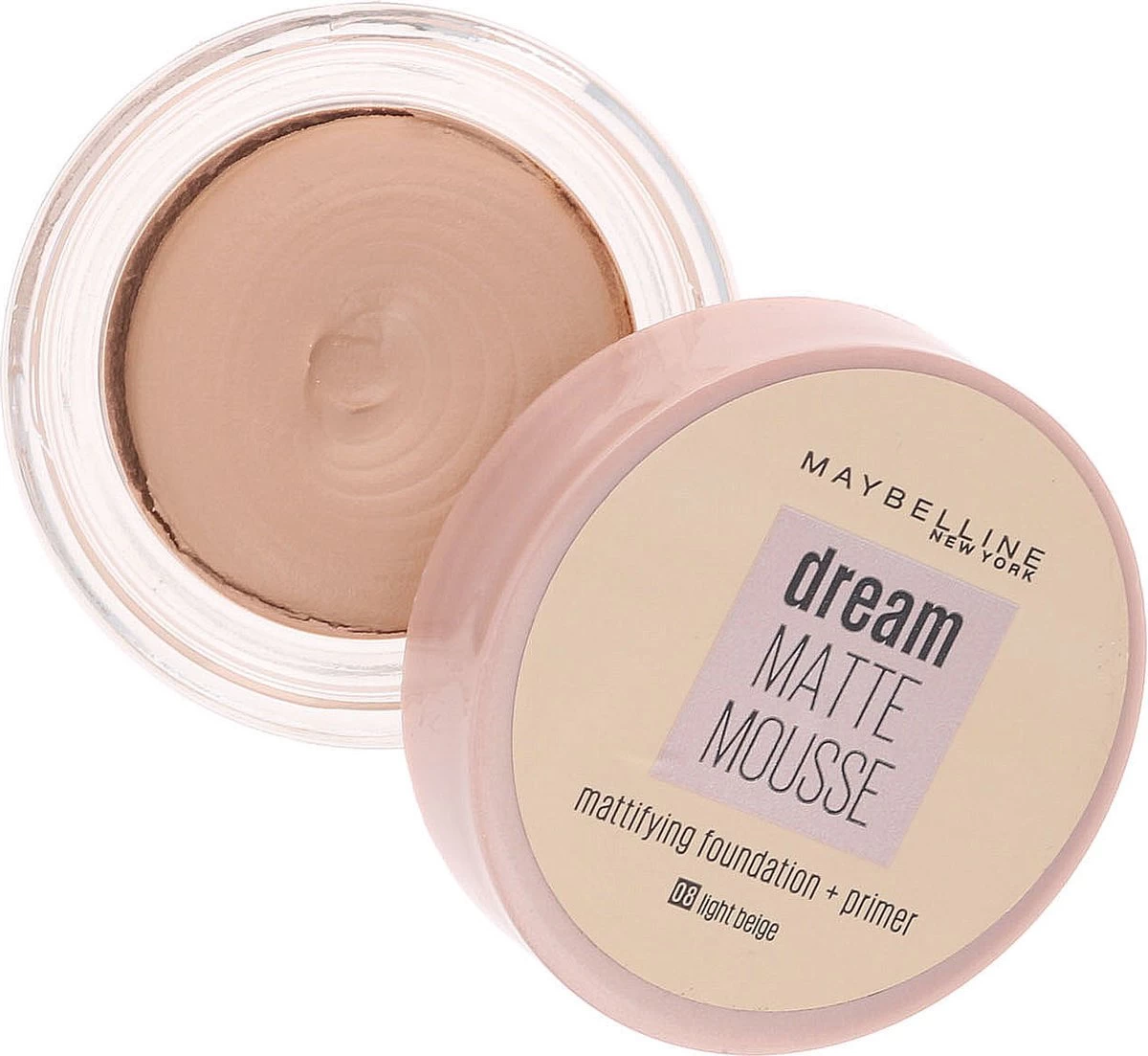 Maybelline Dream Matte Mousse Foundation - 08 Light Beige - Afbeelding 3