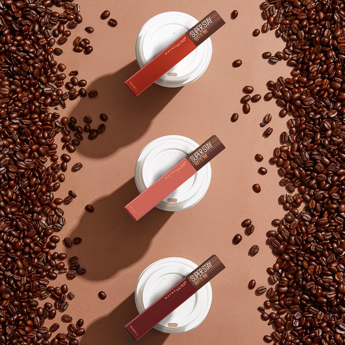 Maybelline SuperStay Matte Ink Lipstick Coffee Collection Limited Edition - 265 Caramel Collector - Nude Lippenstift - 5 Ml - Afbeelding 8