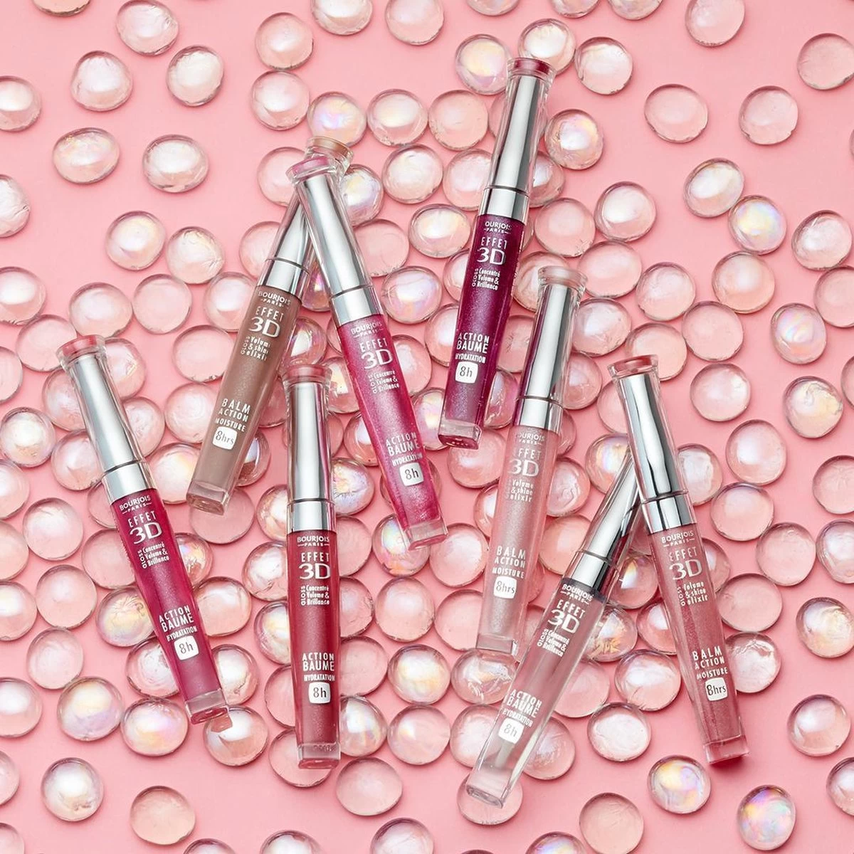 Bourjois Gloss Effet 3D Effect Lipgloss - 29 Rose Charismatic - Afbeelding 4