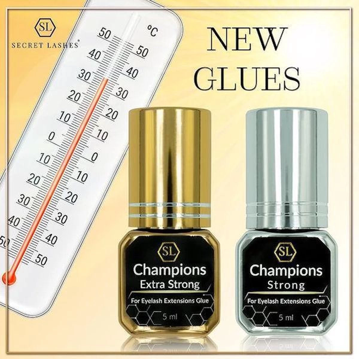 Secret Lashes Wimperextensions Lijm Champions EXTRA Strong 5ml. - Afbeelding 3