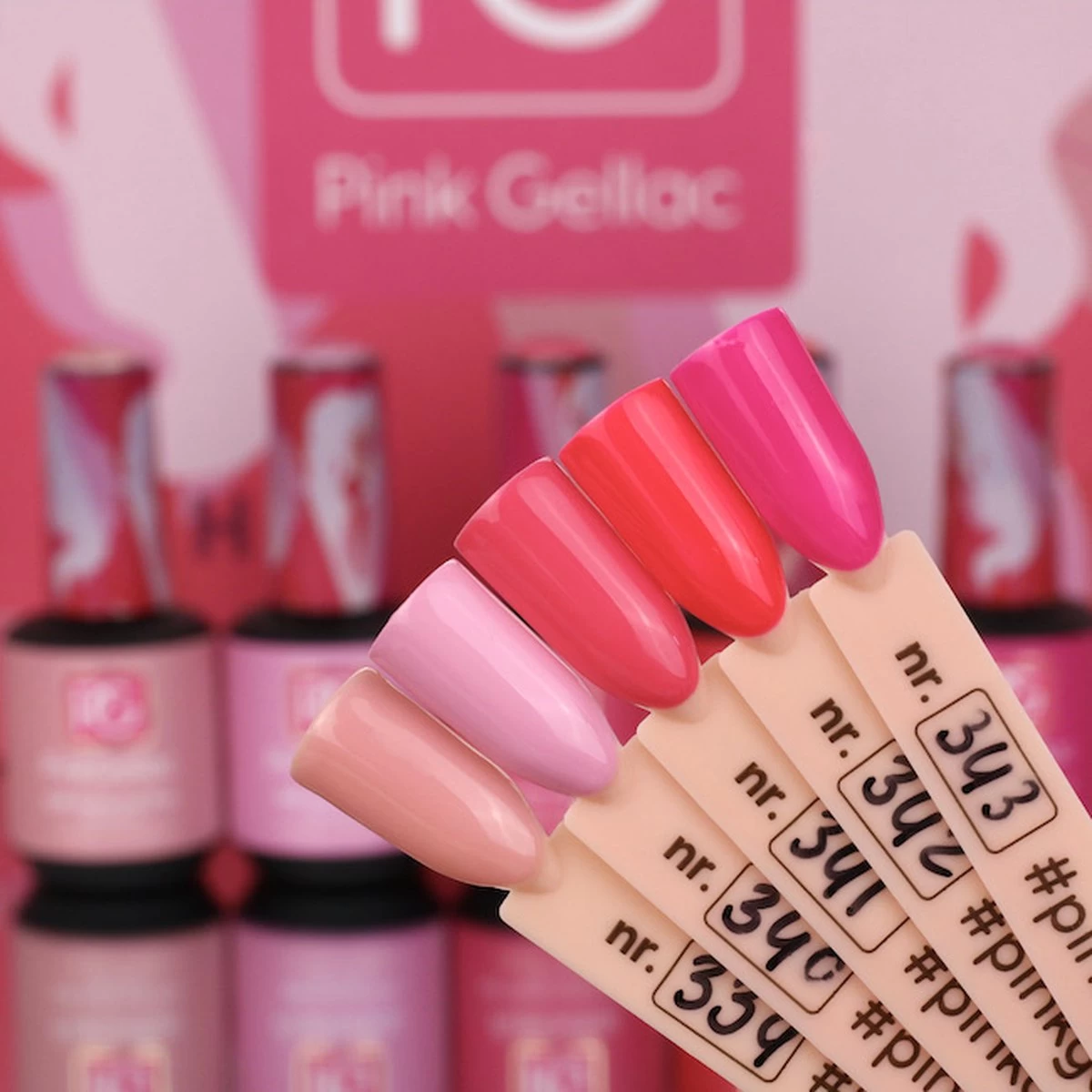 Pink Gellac - Ruby Pink - Gellak - Vegan - Roze - Glanzend - 15ml - Afbeelding 4