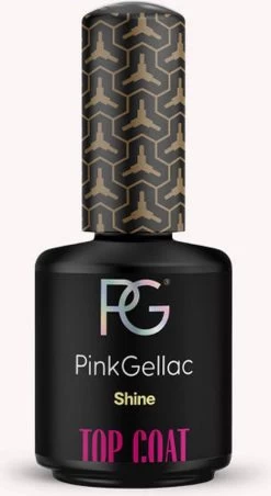 Pink Gellac - Shine Topcoat - Gebruik Met Base Coat - 15 Ml